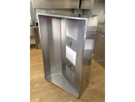 Nerezová digestoř nástěnná gastro bazar, 1200x700x300mm Nerezová digestoř nástěnná gastro bazar, 1200x700x300mm